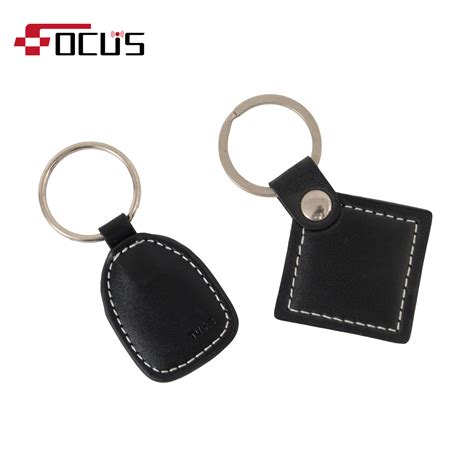 125khz key fob em4100 rfid leather from china factory|Tk4100 Em4100 Leather Keyfob Rfid Tag 125khz Key Ring .